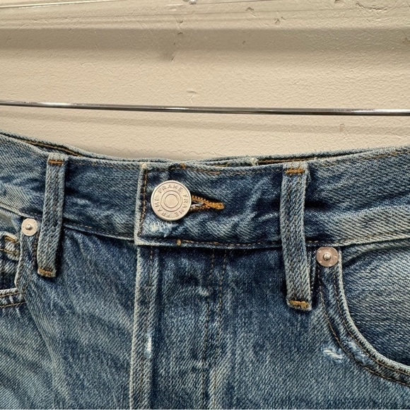 Frame High Rise Vintage Jeans Frays Northville Rips Size 28 - Picture 4 of 9